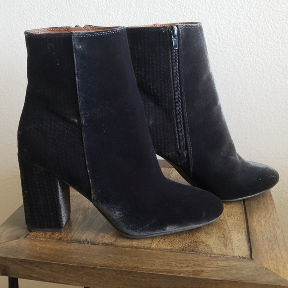 Donated! Lucky Brand Velvet Booties - Picture 7 of 9